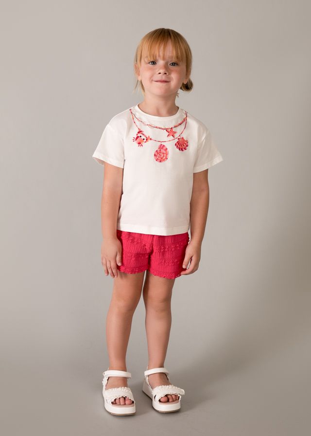 *PRE ORDER SS26 Girls Mayoral Top and Shorts Set 3231