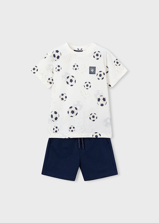 *PRE ORDER SS26 Boys Mayoral T Shirt and Shorts Set 3607 (80)
