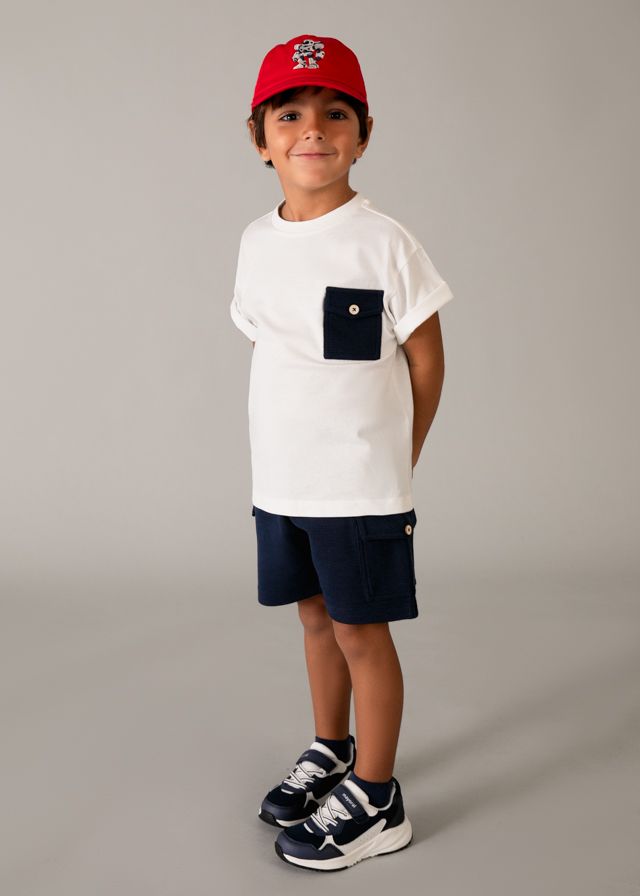 *PRE ORDER SS26 Boys Mayoral T Shirt and Shorts Set 3601 (20) - 2 T Shirts
