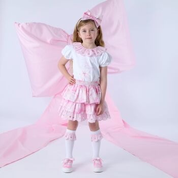 *PRE ORDER SS26 Girls ADee Riri Top and Skirt Set S261501