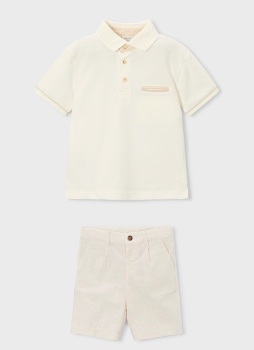 *PRE ORDER SS26 Boys Mayoral Polo Shirt and Shorts Set 3103 3201 (72,47)
