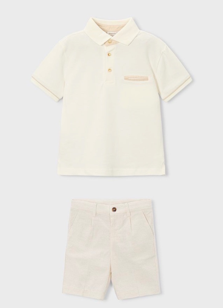 *PRE ORDER SS26 Boys Mayoral Polo Shirt and Shorts Set 3103 3201 (72,47)