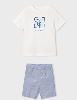 *PRE ORDER SS26 Boys Mayoral T Shirt and Shorts Set 3058 3201 (20,49)