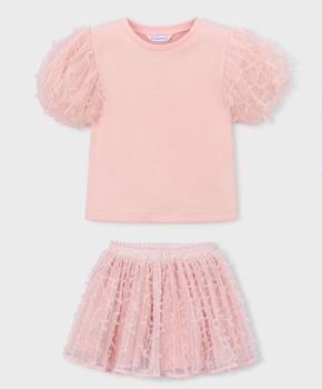 *PRE ORDER SS26 Girls Mayoral T Shirt and Skirt Set 3001 3901 (47,47)