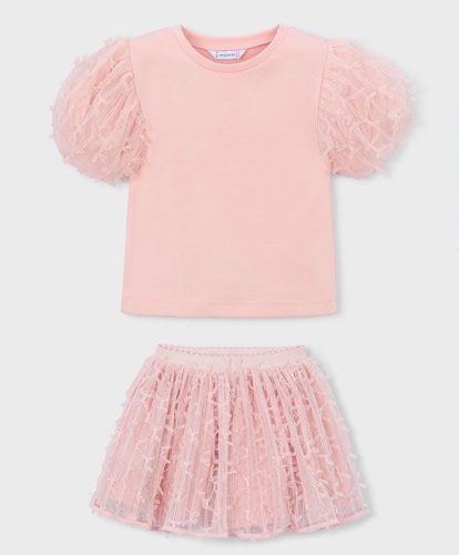 *PRE ORDER SS26 Girls Mayoral T Shirt and Skirt Set 3001 3901 (47,47)