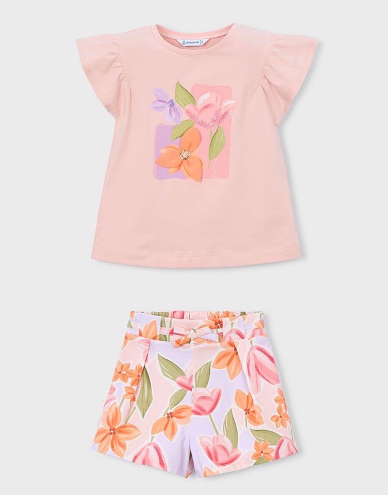 *PRE ORDER SS26 Girls Mayoral T Shirt and Skirt Set 3007 3906 (83,70)