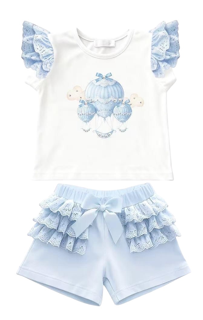 *PRE ORDER Girls Giorgio Bambini Set YG40 Blue