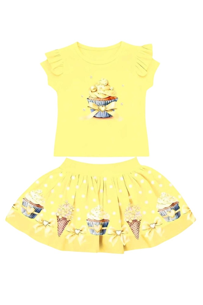 *PRE ORDER Girls Giorgio Bambini Set YG36 Lemon