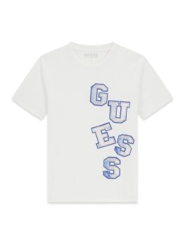 *New For SS26 Boys Guess Oversize T Shirt L6GI02 White