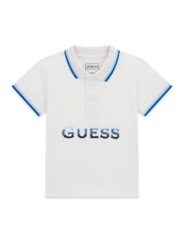 *PRE ORDER SS26 Boys Guess Polo Shirt and Shorts Set N6GP00 N6GD05