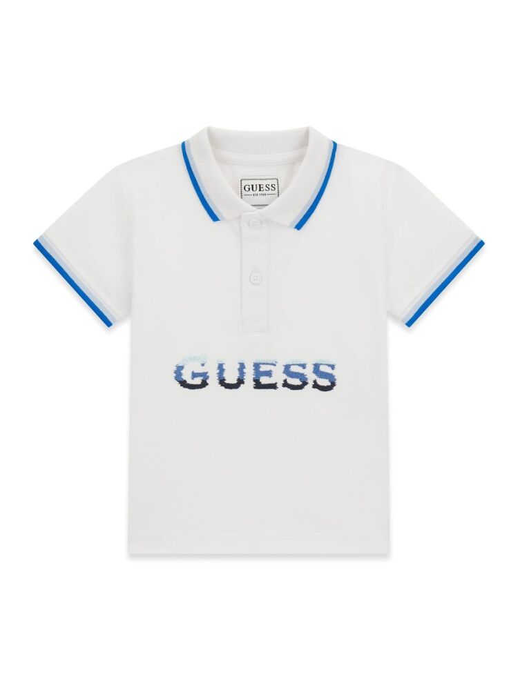 *PRE ORDER SS26 Boys Guess Polo Shirt and Shorts Set N6GP00 N6GD05