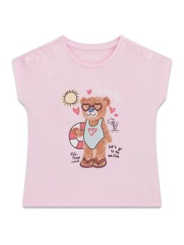 *PRE ORDER SS26 Girls Guess T Shirt and Shorts Set K6GD10 K6GI18