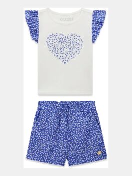 *PRE ORDER SS26 Girls Guess T Shirt and Shorts Set K6GG00