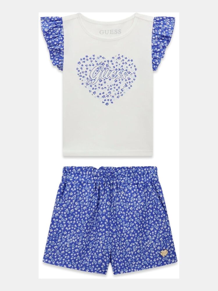 *PRE ORDER SS26 Girls Guess T Shirt and Shorts Set K6GG00