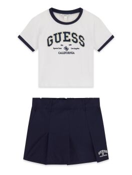 *PRE ORDER SS26 Girls Guess T Shirt and Shorts Set J6GG00