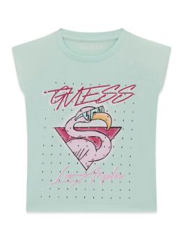 *PRE ORDER SS26 Girls Guess T Shirt and Shorts Set J6GI12 J6GD12