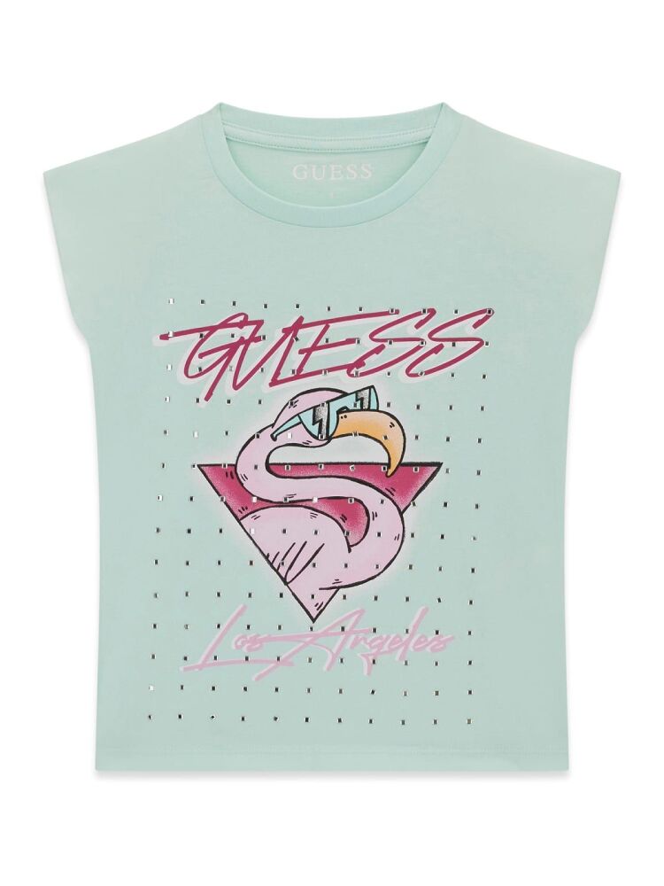 *PRE ORDER SS26 Girls Guess T Shirt and Shorts Set J6GI12 J6GD12