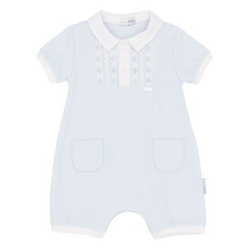 Boys Blues Baby Romper BB2273 Blue