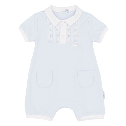 Boys Blues Baby Romper BB2273 Blue