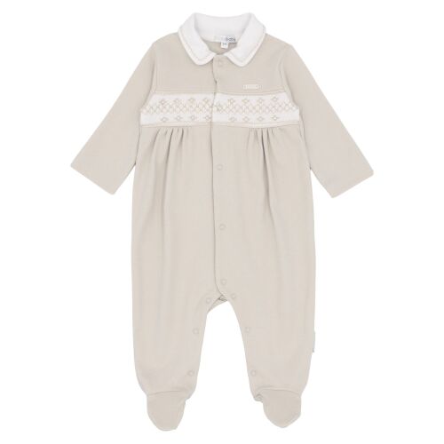 Boys Blues Baby Babygrow BB2281 Beige