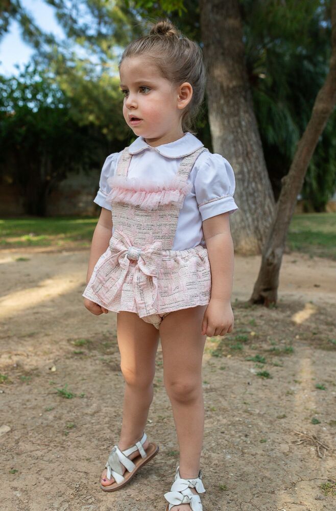 *PRE ORDER Girls Naxos Pink and White Set 7705