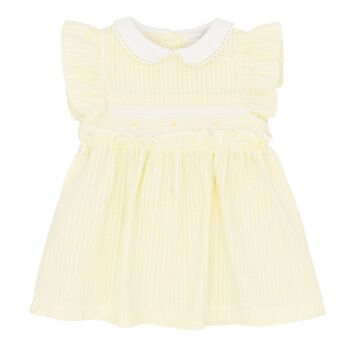 Girls Blues Baby Dress BB2267 Lemon