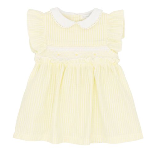 Girls Blues Baby Dress 2267 Lemon