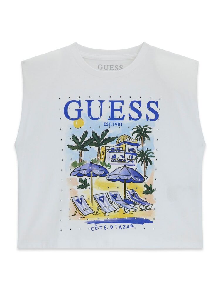 *New For SS26 Girls Guess Oversize T Shirt J6GI12
