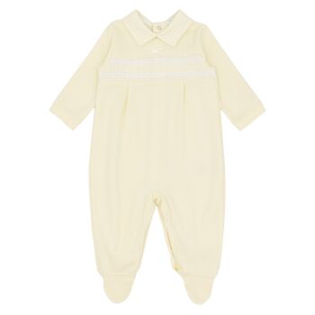 Boys Blues Baby Babygrow BB2262 Lemon