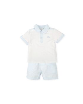 *New For SS26 Boys Tutto Piccolo Polo Shirt and Shorts Set 2701