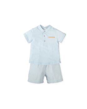 *New For SS26 Boys Tutto Piccolo Polo Shirt and Shorts Set 2707