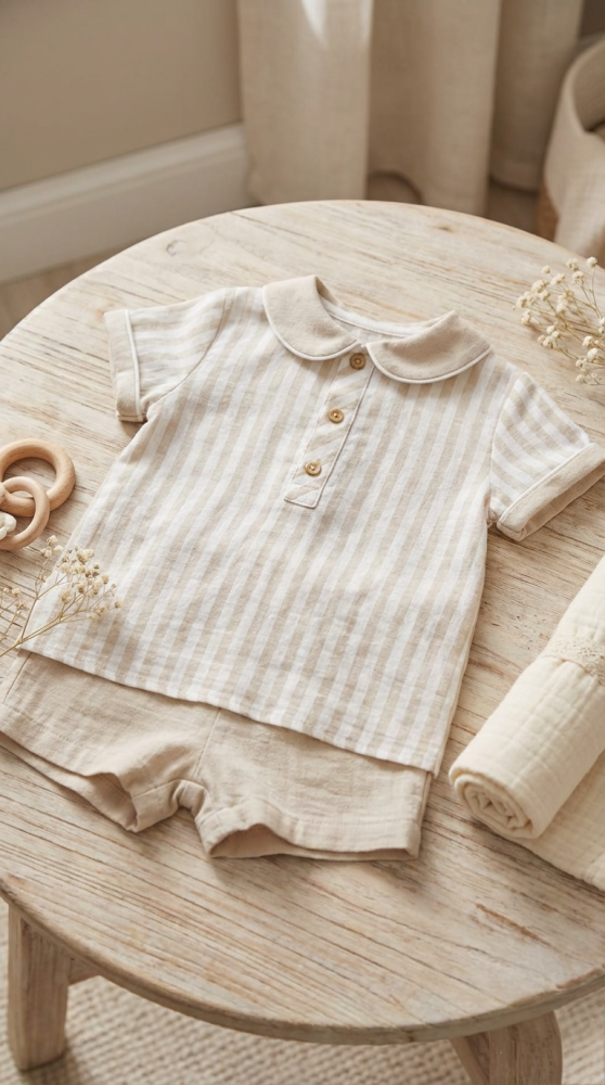Boys Basmarti Beige Set 26143