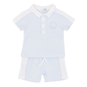 Boys Blues Baby Polo Shirt and Shorts Set BB3030