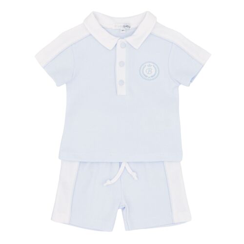 Boys Blues Baby Polo Shirt and Shorts Set BB3030