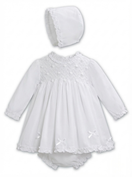 Girls Sarah Louise Dress and Pants 013347 White