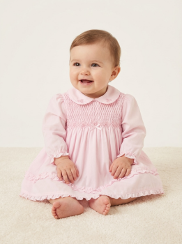 Girls Sarah Louise Dress and Pants 013349 Pink