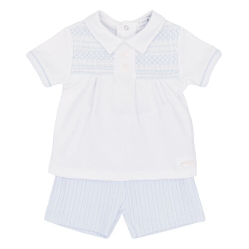 Boys Blues Baby Polo Shirt and Shorts Set BB3010