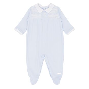 Boys Blues Baby Babygrow BB3011 Blue