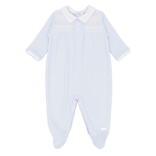 Boys Blues Baby Babygrow BB3011 Blue
