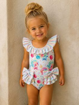 Girls Lollipop Swim Suit