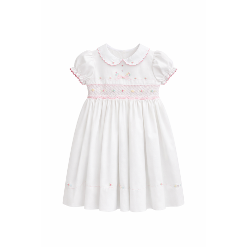 Girls Sarah Louise Dress 013812 White