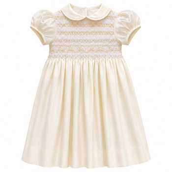 Girls Sarah Louise Dress 013820 Lemon