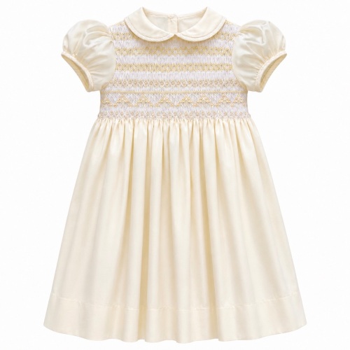 Girls Sarah Louise Dress 013820 Lemon