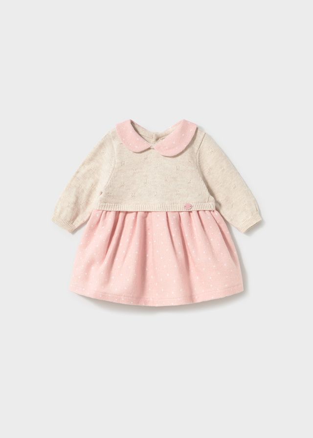 **PRE ORDER AW26 Girls Mayoral Dress 2801 Pink 10