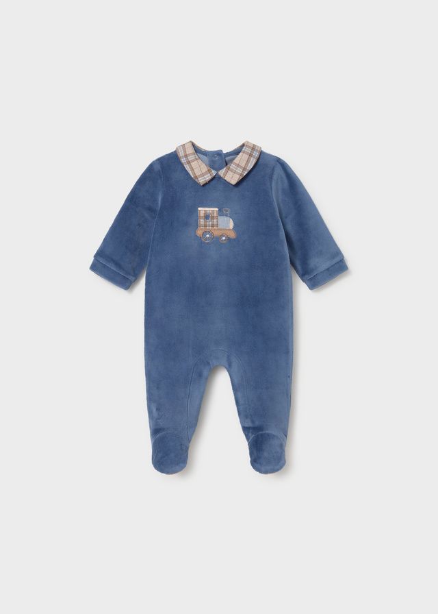 **PRE ORDER AW26 Boys Mayoral Babygrow 2766 Blueberry 82