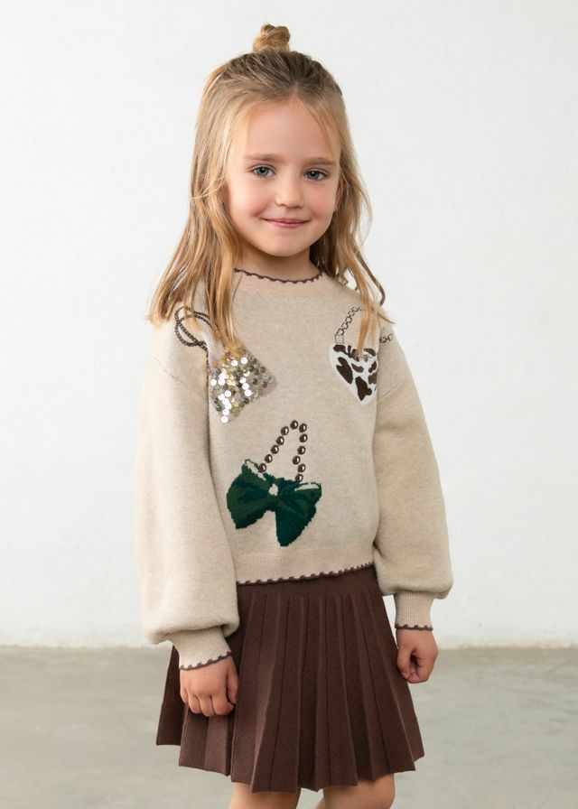 **PRE ORDER AW26 Girls Mayoral Top and Skirt Set 4933 (56)