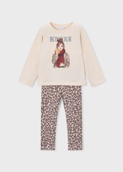 **PRE ORDER AW26 Girls Mayoral Top and Leggings Set 4734 (75)