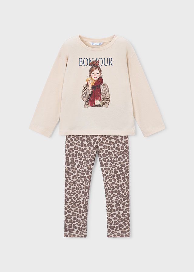 **PRE ORDER AW26 Girls Mayoral Top and Leggings Set 4734 (75)
