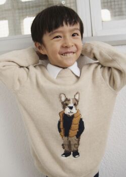 **PRE ORDER AW26 Boys Mayoral Jumper 4306 Oat 19