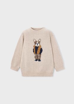 **PRE ORDER AW26 Boys Mayoral Jumper 4306 Oat 19